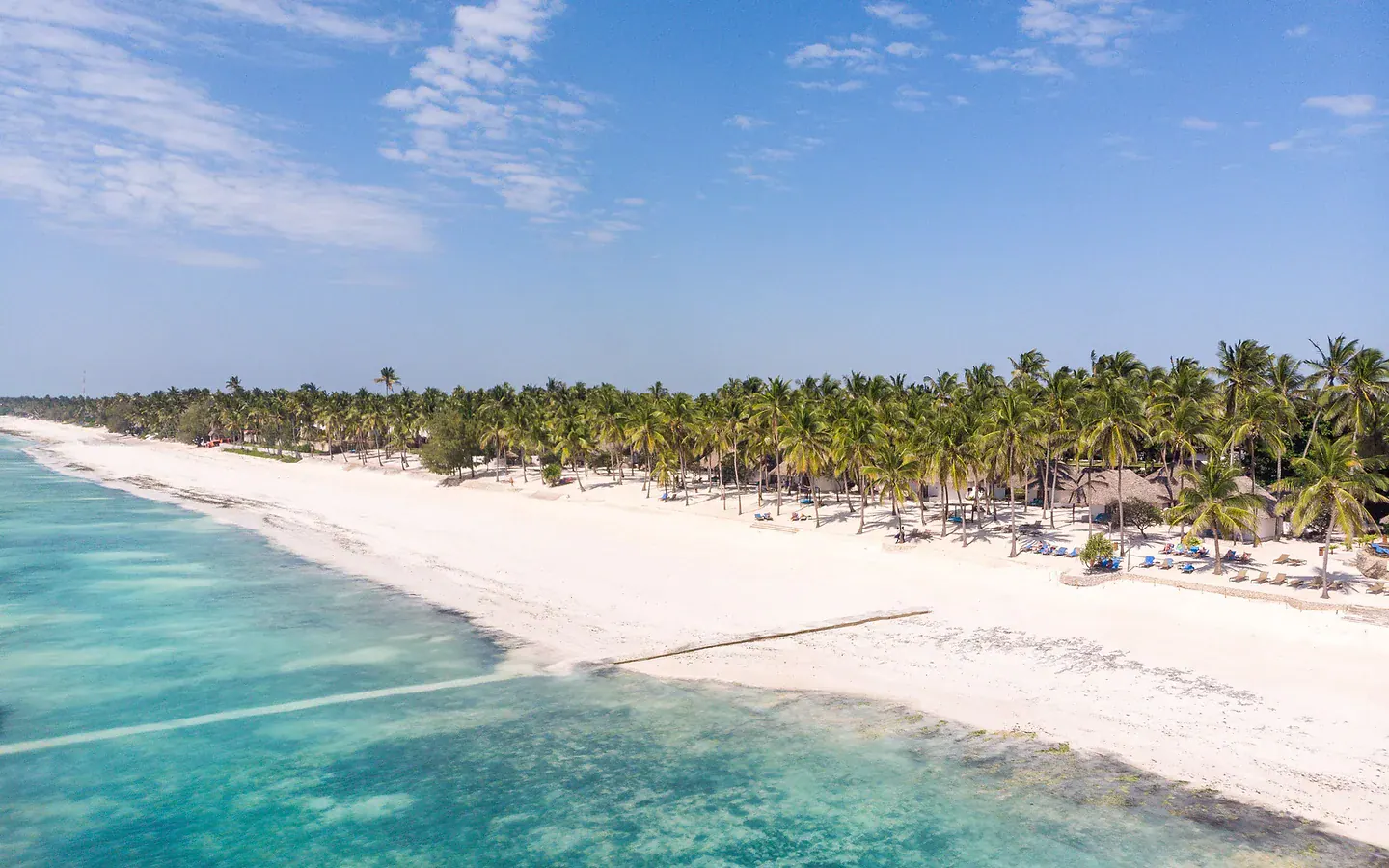 Africa Spirit Destinations Zanzibar Resort Unguja Pemba Mafia Plane View Forest Sea