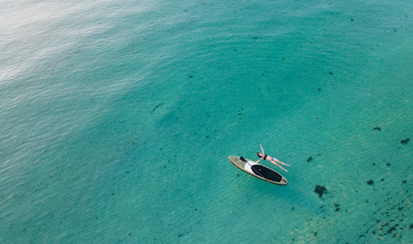 Floating in the Sea
